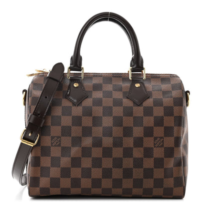 Louis Vuitton Damier Ebene Speedy Bandouliere 25 1 of 10
