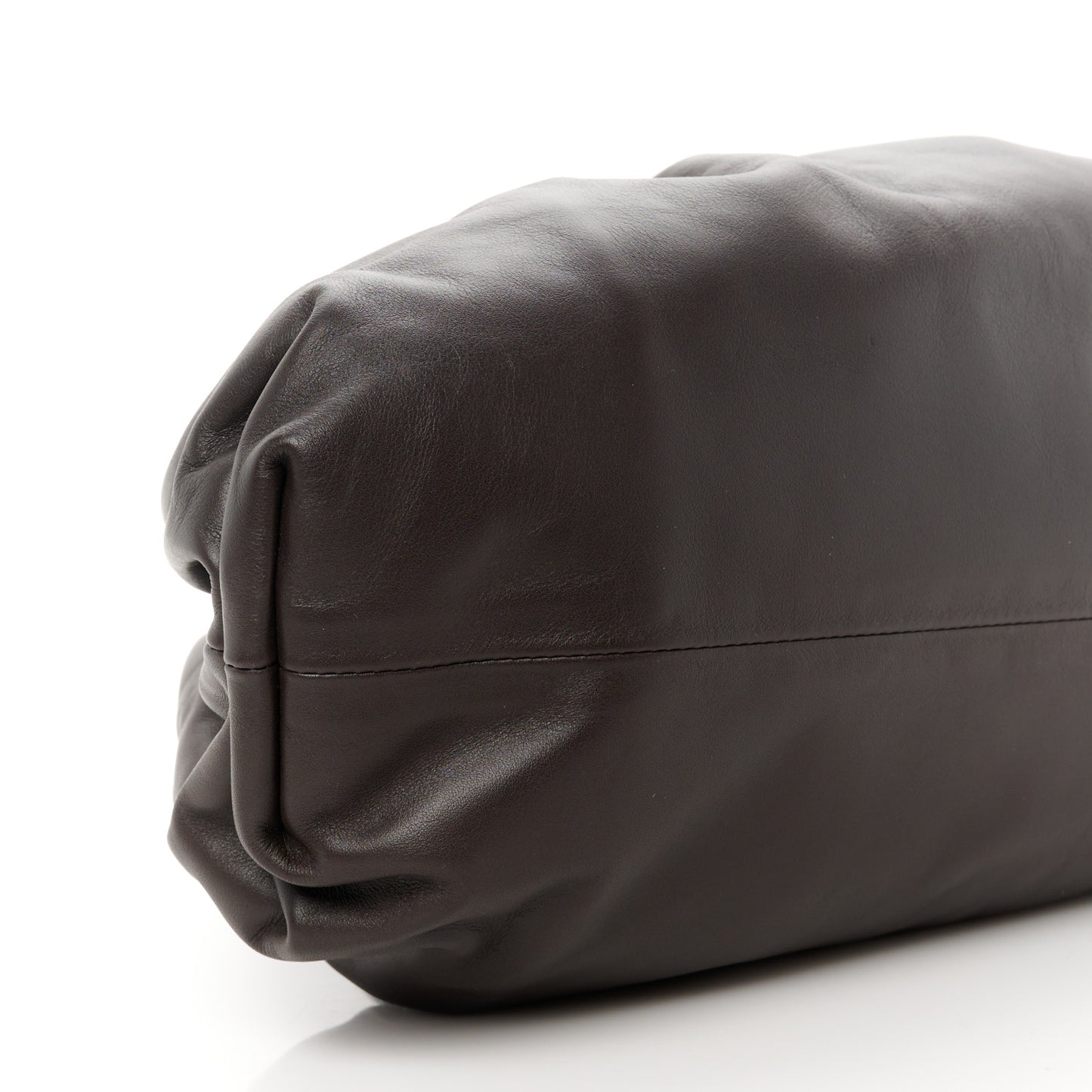 Smooth Butter Calf The Pouch Oversized Clutch Fondant