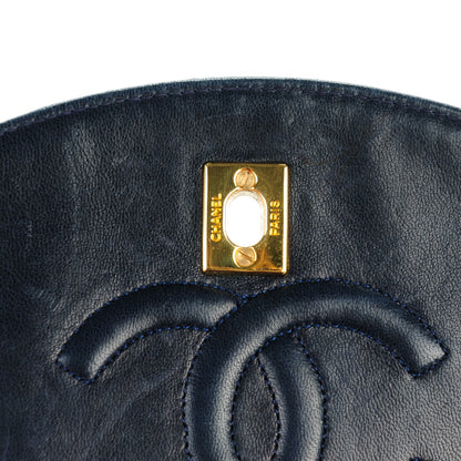 Chanel Lambskin Quilted Medium Single Flap Black 6 of 9
