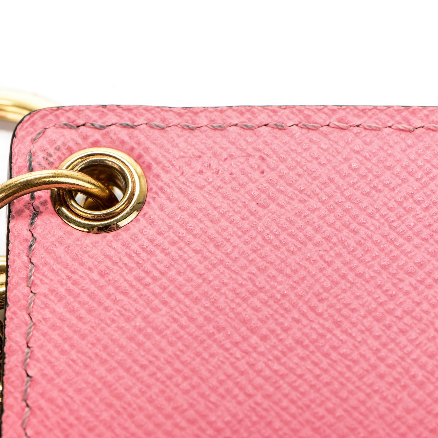 Monogram Illustre Charm Key Ring Rose
