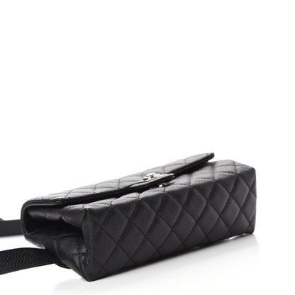 Chanel Grained Calfskin Quilted 2.55 Reissue Flap Belt Bag Clutch Black 4 of 13