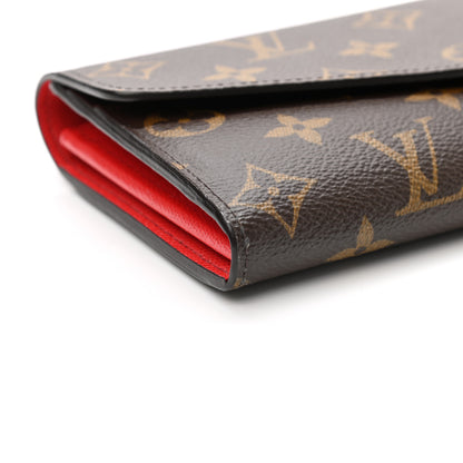 Louis Vuitton Monogram Sarah Wallet NM Coquelicot 7 of 9