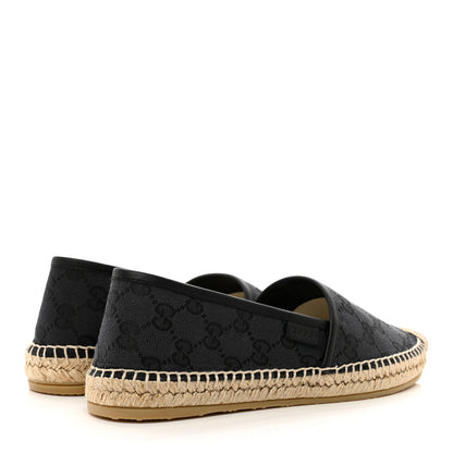 Gucci Monogram Espadrilles 36 36.5 Black 4 of 8