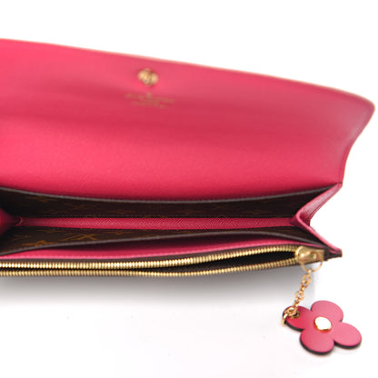 Louis Vuitton Monogram Bloom Flower Emilie Wallet 4 of 6