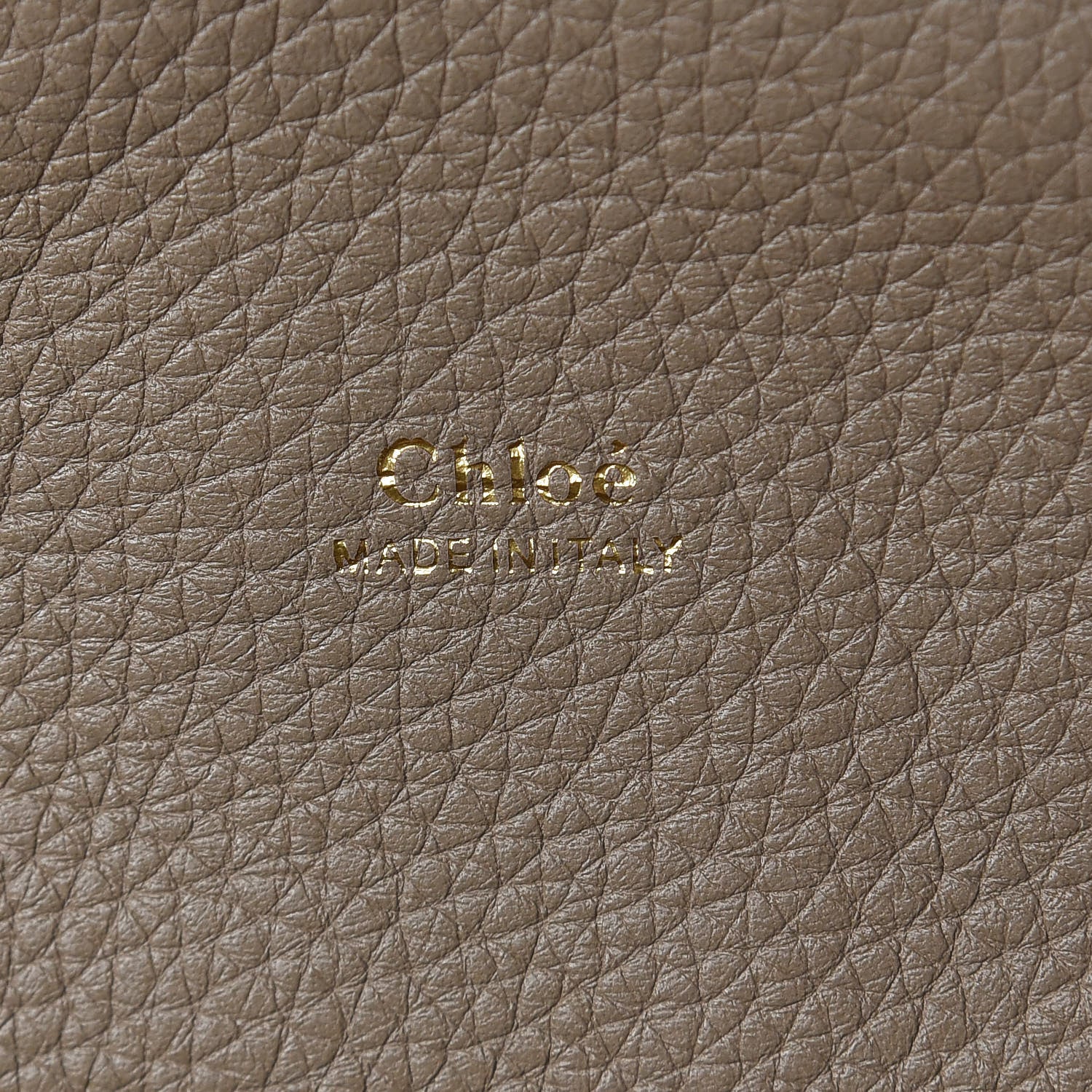 Chloe Shiny Grained Calfskin Medium Aby Day Shoulder Bag Motty Grey 7 of 15