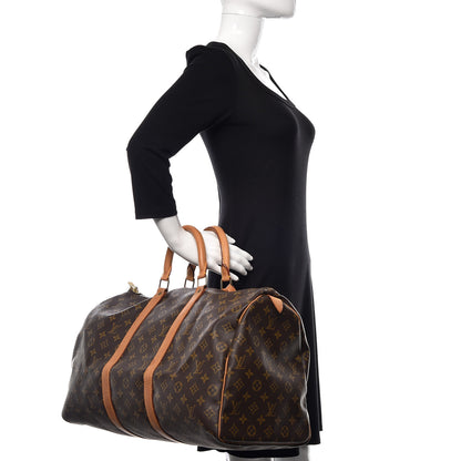 Louis Vuitton Monogram Keepall 50 2 of 17