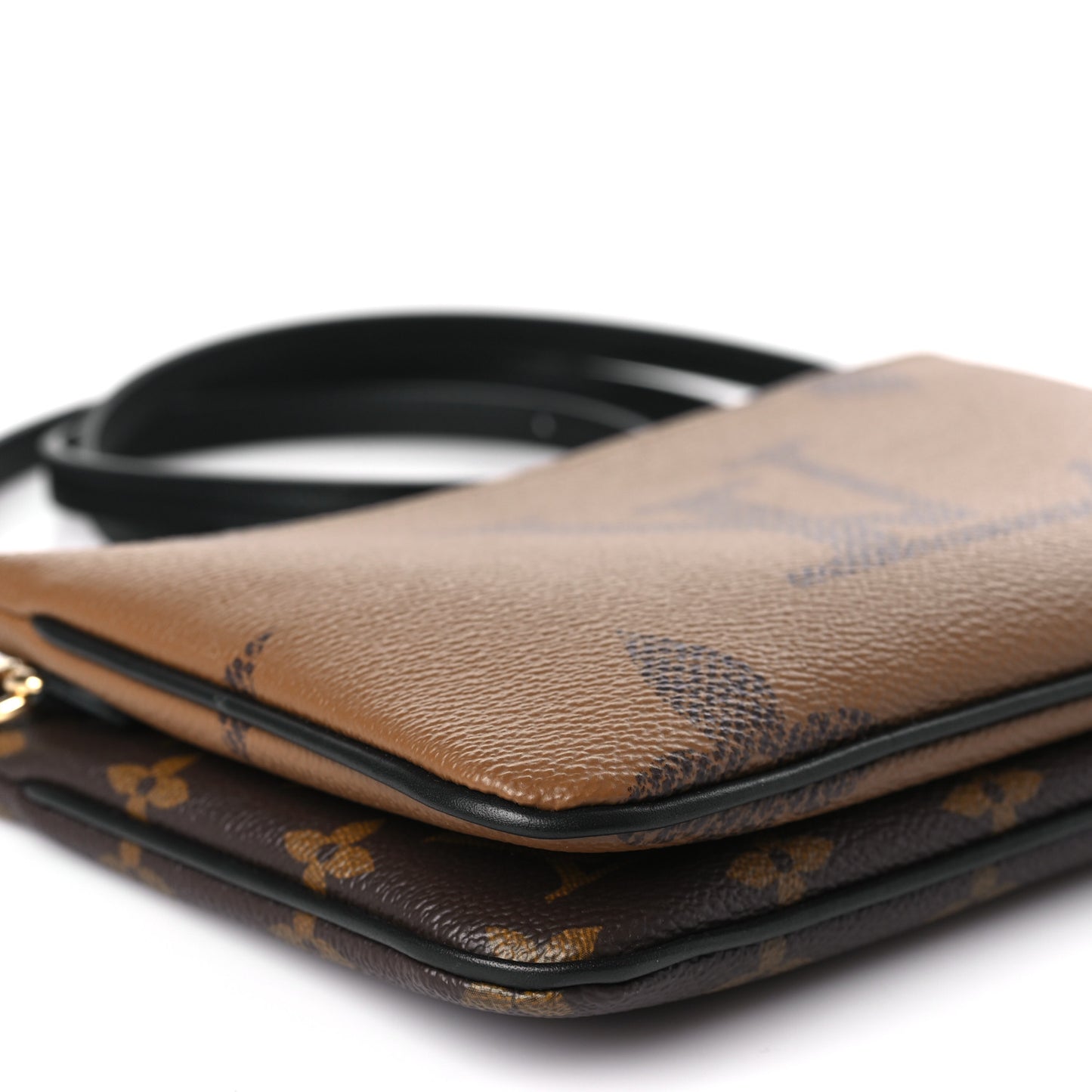 Reverse Monogram Giant Double Zip Pochette
