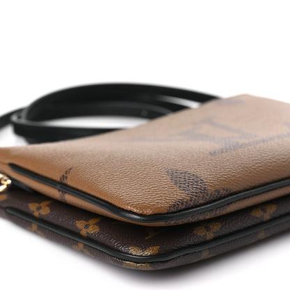 Louis Vuitton Reverse Monogram Giant Double Zip Pochette 8 of 10