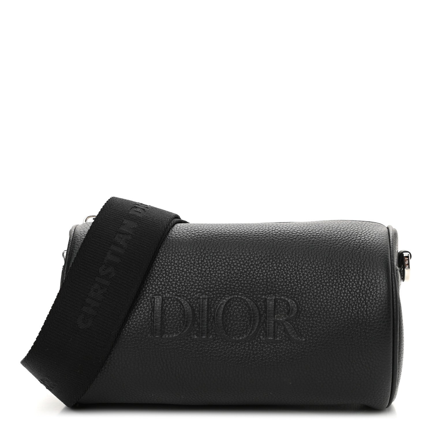 Christian Dior HOMME Grained Calfskin Mens Roller Messenger Black 1 of 10