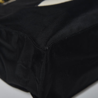 Chanel Canvas Chain Jumbo CC Tote Black 14 of 16