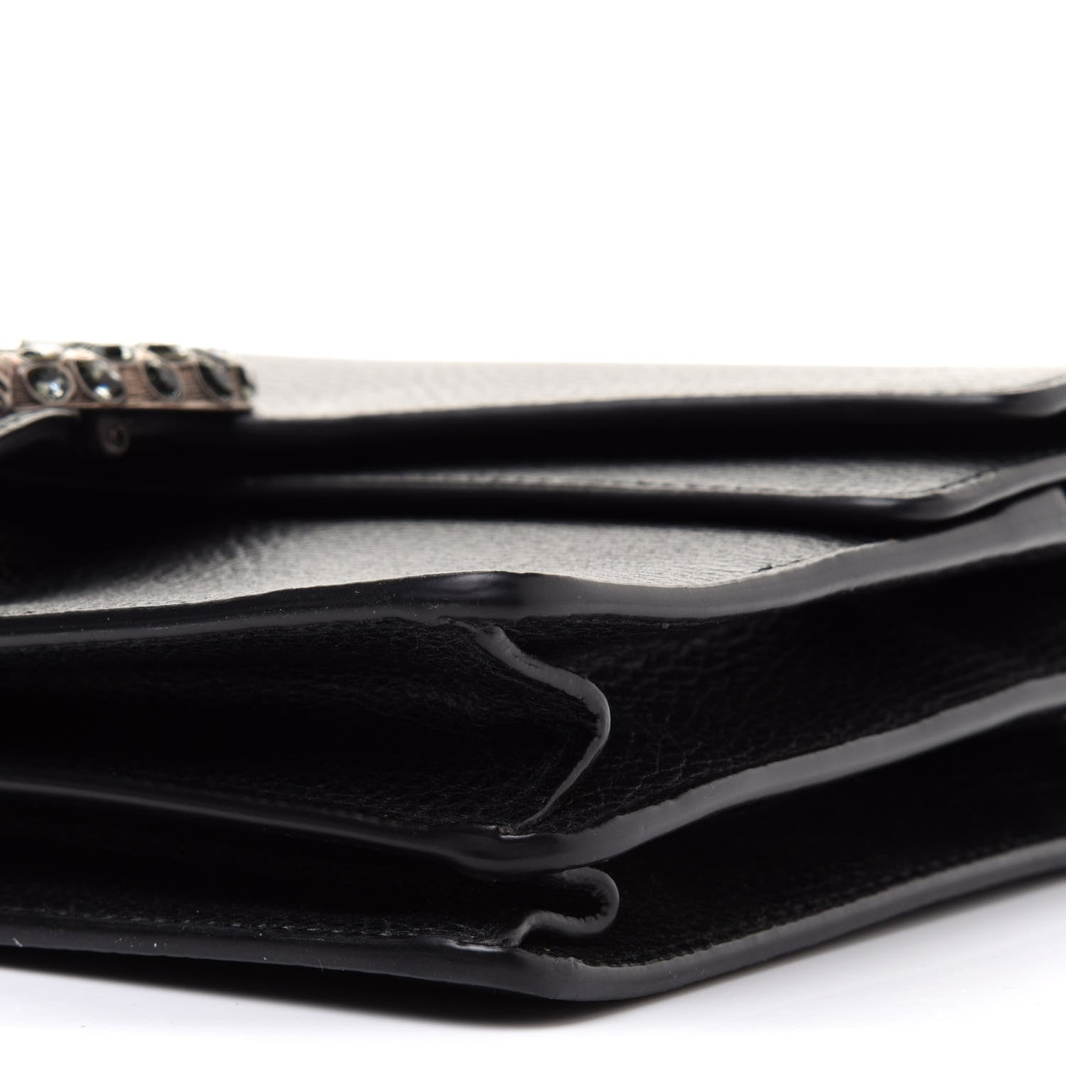 Gucci Pebbled Calfskin Small Dionysus Shoulder Bag Black 12 of 13