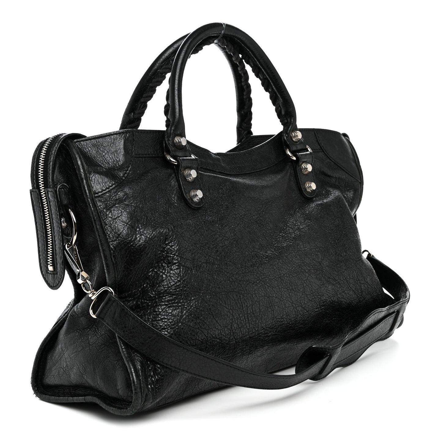 Agneau Giant 12 Silver Hardware City Black