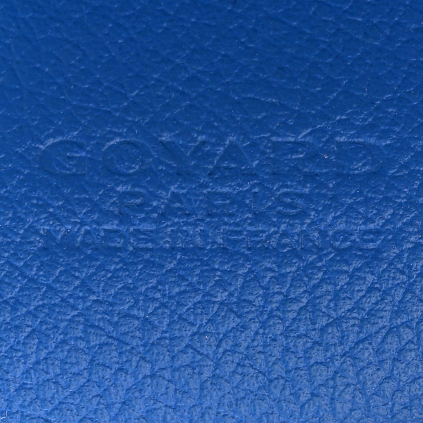 Calfskin Bag Clip Blue