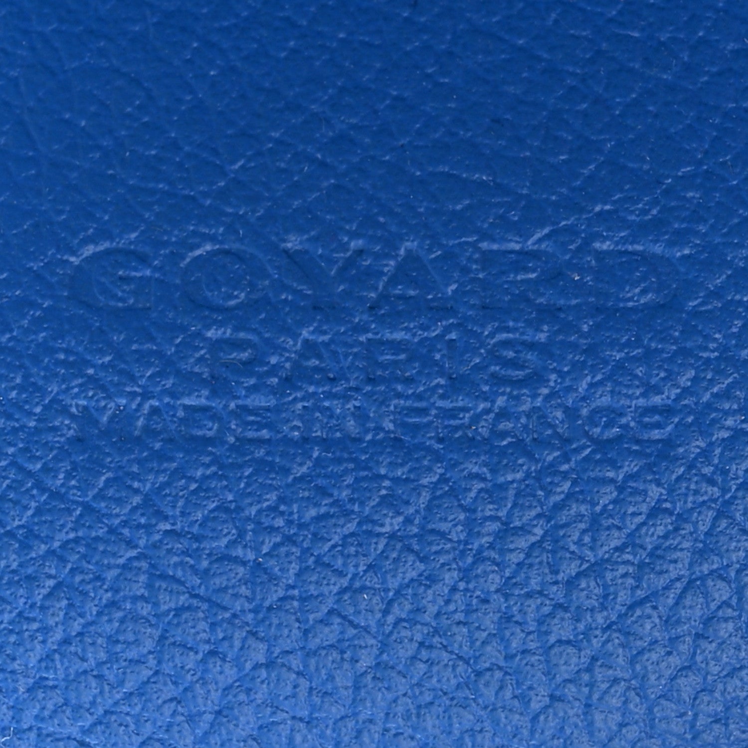 Goyard Calfskin Bag Clip Blue 3 of 5