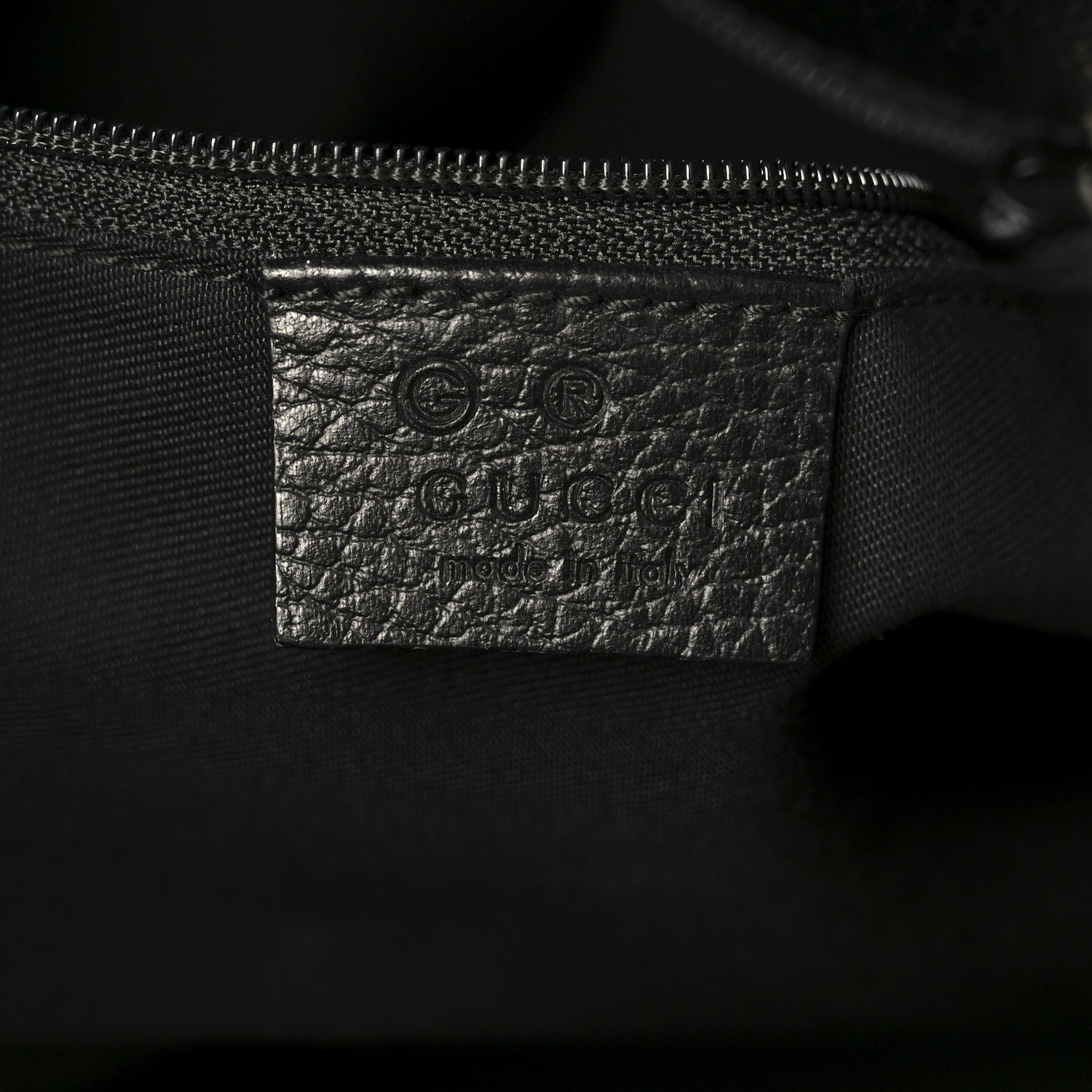 Gucci Canvas Monogram Gifford Shopping Tote Black 6 of 11