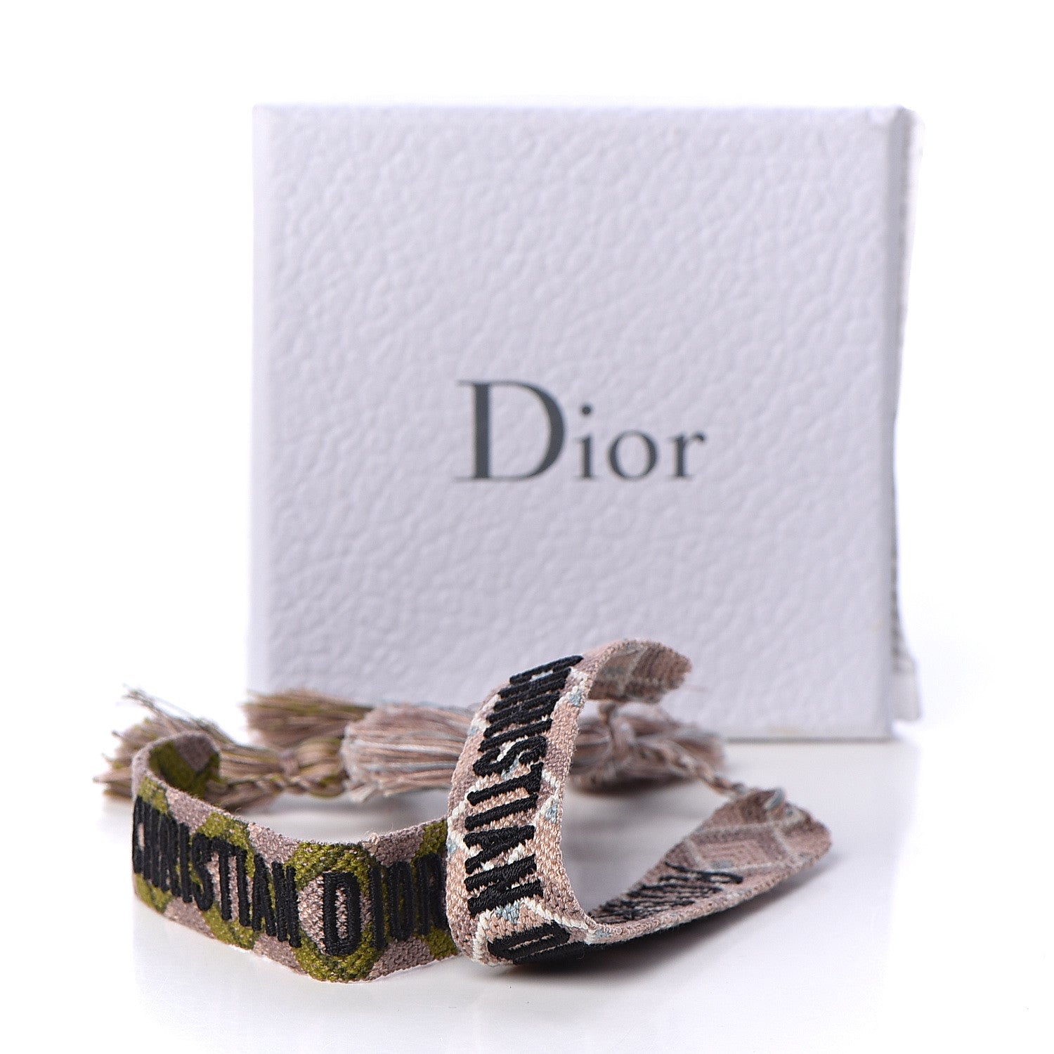 Christian Dior Woven Cotton J'Adior Friendship Bracelet Set 4 of 4