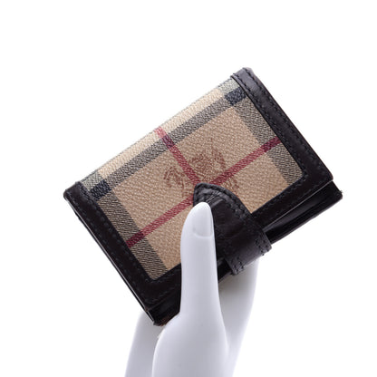 Burberry Haymarket Check Wallet Brown 2 of 12