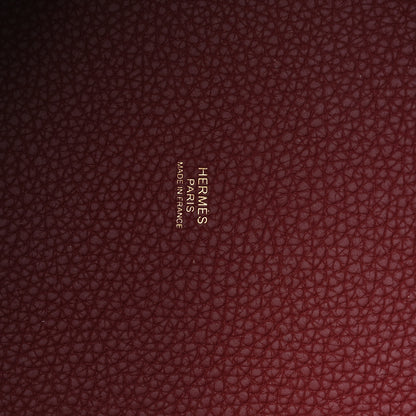 Hermes Taurillon Clemence Picotin Lock 22 MM Rouge H 6 of 12