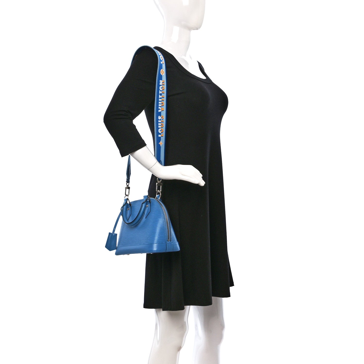 Louis Vuitton Epi Jacquard Alma BB Bleuet 2 of 8