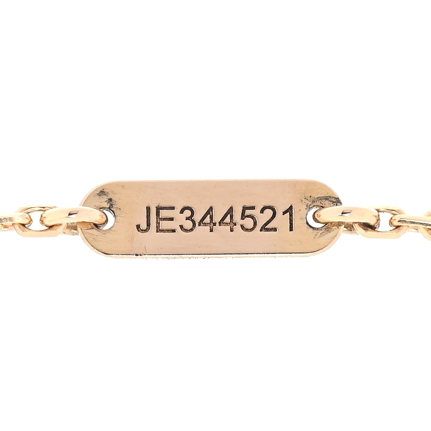 Van Cleef & Arpels 18K Yellow Gold Mother of Pearl Vintage Alhambra Pendant Necklace 5 of 7