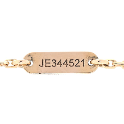 Van Cleef & Arpels 18K Yellow Gold Mother of Pearl Vintage Alhambra Pendant Necklace 5 of 7
