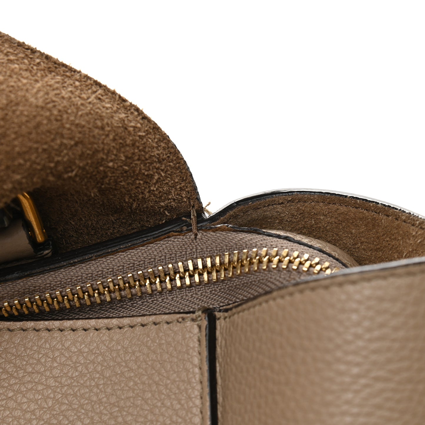 Grained Calfskin Mini Belt Bag Light Taupe