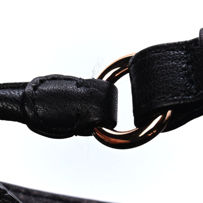 Alexander Wang Pebbled Lambskin Diego Bucket Black Rose Gold Hardware 9 of 9