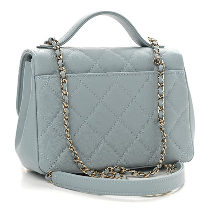 Chanel Caviar Quilted Small Business Affinity Flap Blue 2 of 10