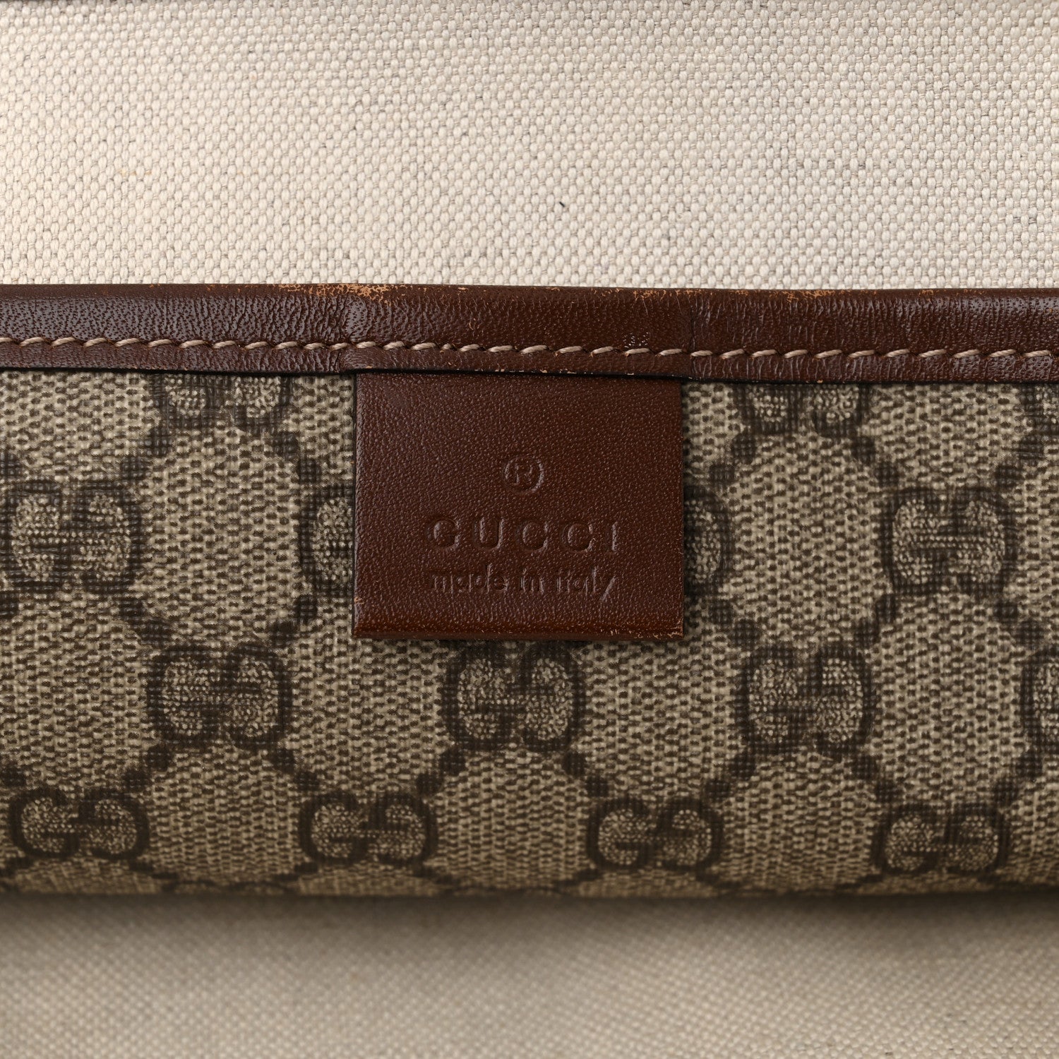 Gucci GG Plus Monogram Medium Signature Web Loop Tote Brown 6 of 11