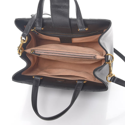 Gucci Calfskin Matelasse Small GG Marmont Tote Black 5 of 8