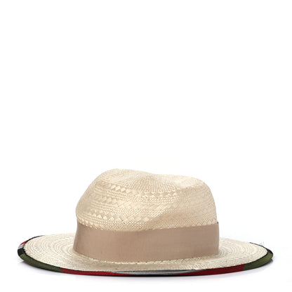 Gucci Straw Bingley Hat S Sand Bordeaux 5 of 9