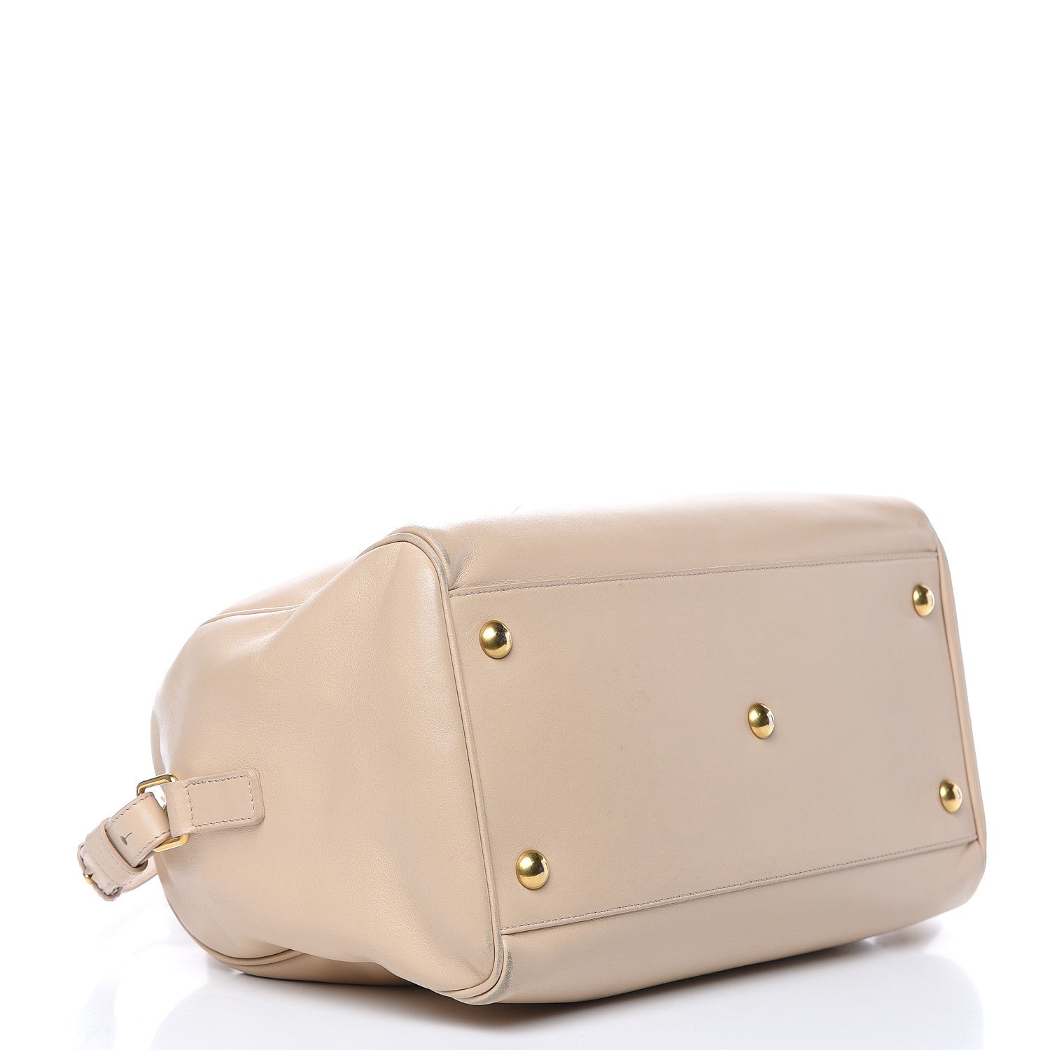 Saint Laurent Calfskin Classic Duffle 6 Beige 4 of 21