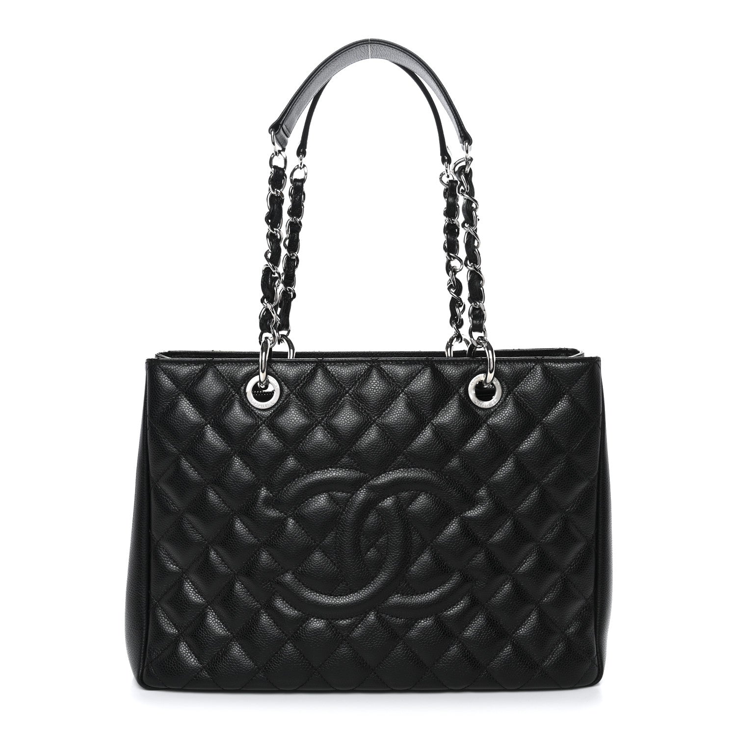 Chanel Caviar Quilted Grand Shopping Tote GST Black 1 of 11