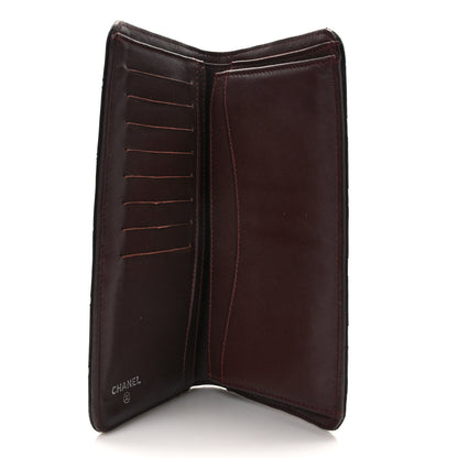 Chanel Lambskin Quilted Yen Wallet Black 5 of 11