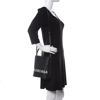 Balenciaga Grained Calfskin Ville Aj Tote XXS Black 3 of 9
