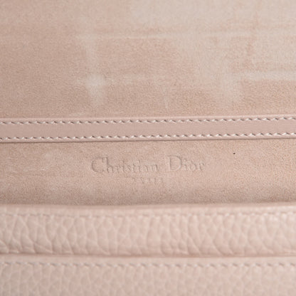 Christian Dior Grained Calfskin Diorama Wallet on Chain Pouch Rose Poudre 5 of 8