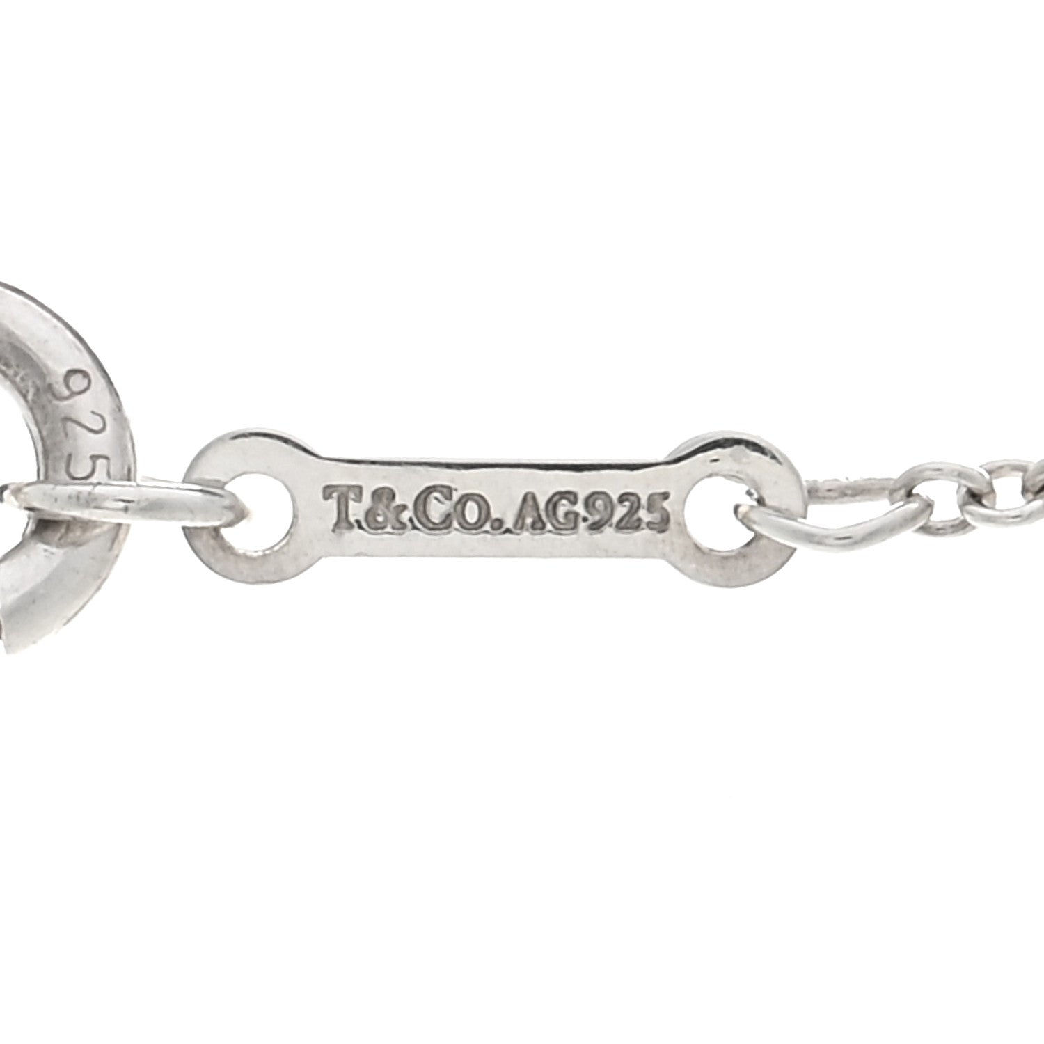 Tiffany Sterling Silver Paloma Picasso Graffiti Love Pendant Necklace 4 of 4