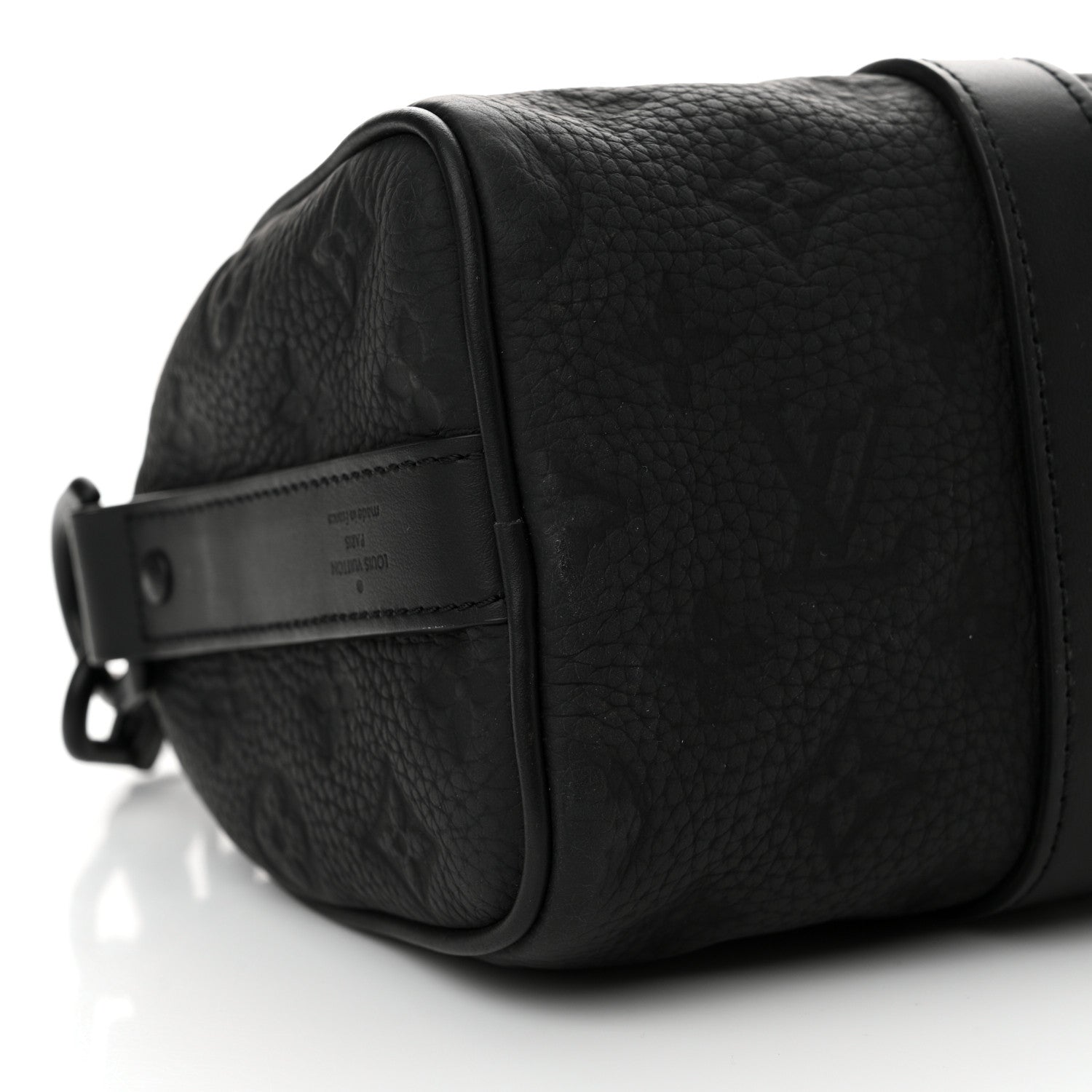 Louis Vuitton Monogram Taurillon Keepall Bandouliere 25 Black 8 of 10
