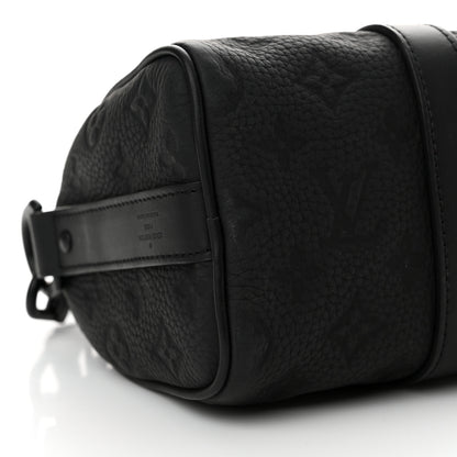 Louis Vuitton Monogram Taurillon Keepall Bandouliere 25 Black 8 of 10