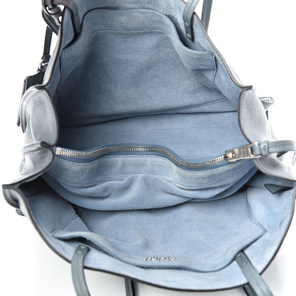 Prada Glace Calf Etiquette Tote Grey 4 of 16