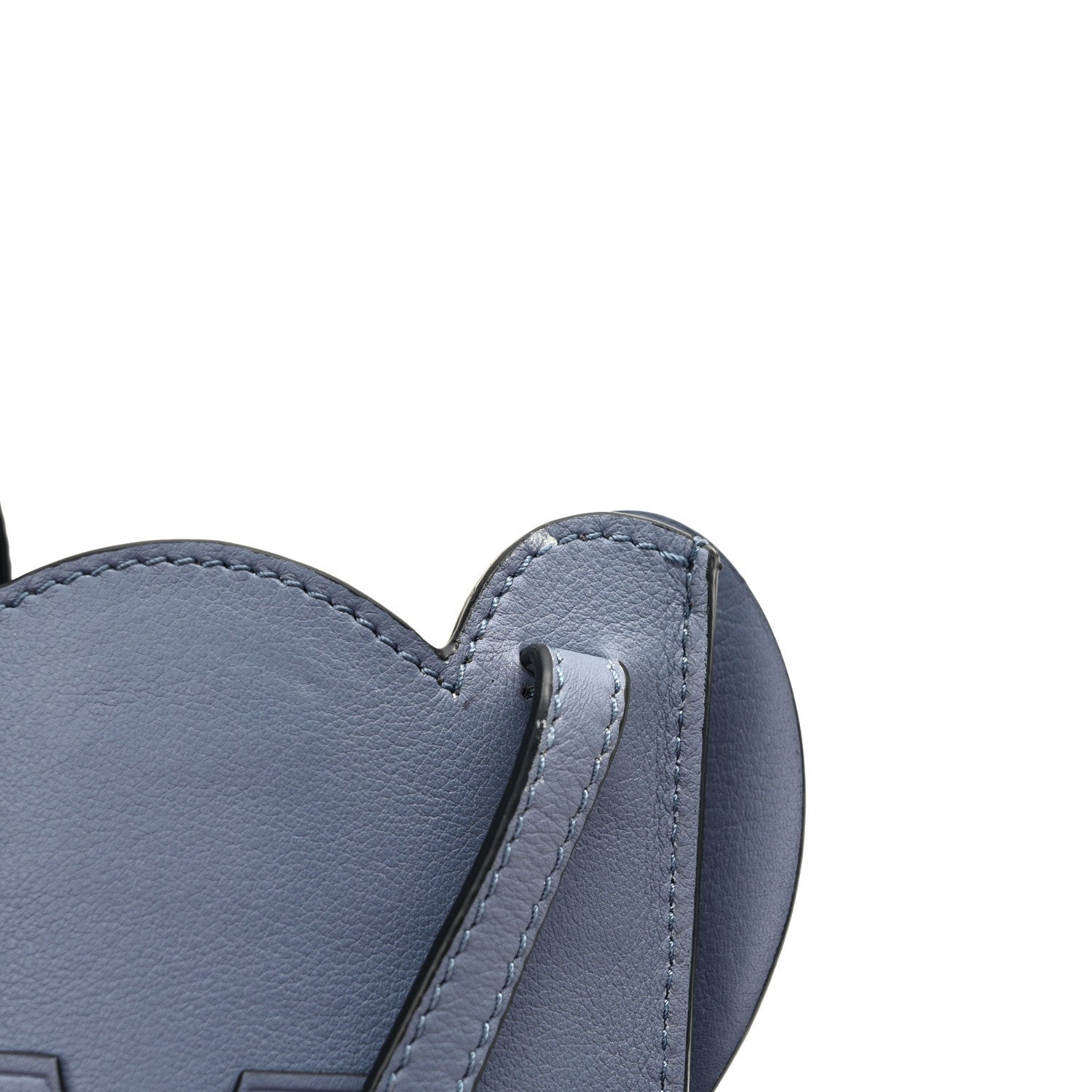 Loewe Calfskin Elephant Pouch Crossbody Bag Stone Blue 10 of 10