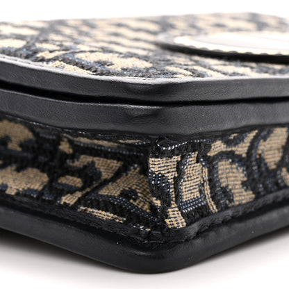 Christian Dior Oblique 30 Montaigne 2-In-1 Pouch Blue 8 of 10