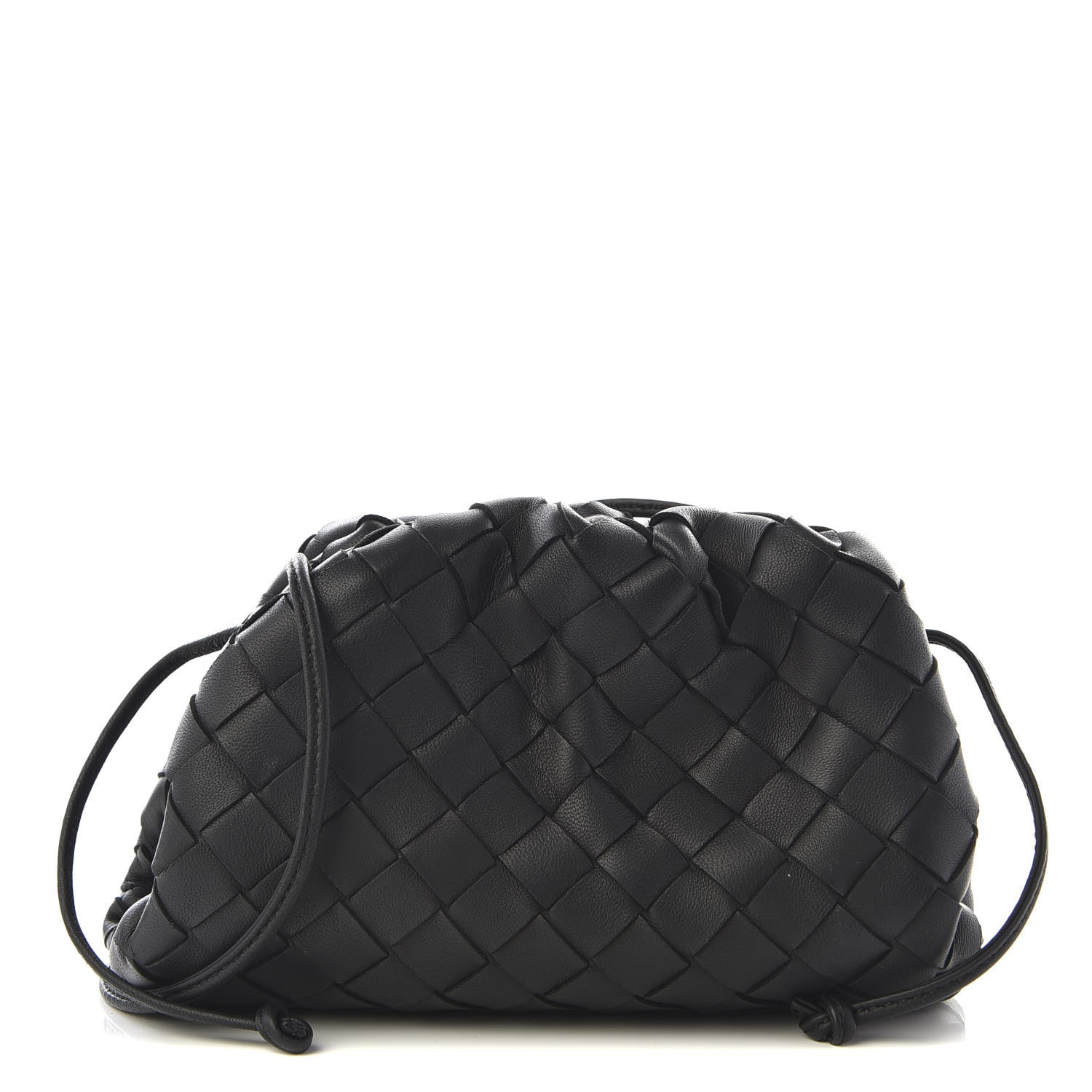 Bottega Veneta Nappa Intrecciato The Mini Pouch Black 1 of 8