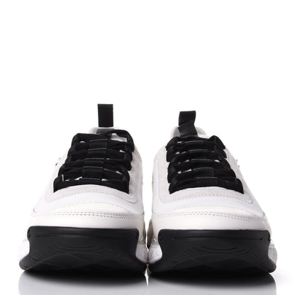 Chanel Velvet Calfskin Mixed Fibers CC Sneakers 37 Ivory Black 2 of 11