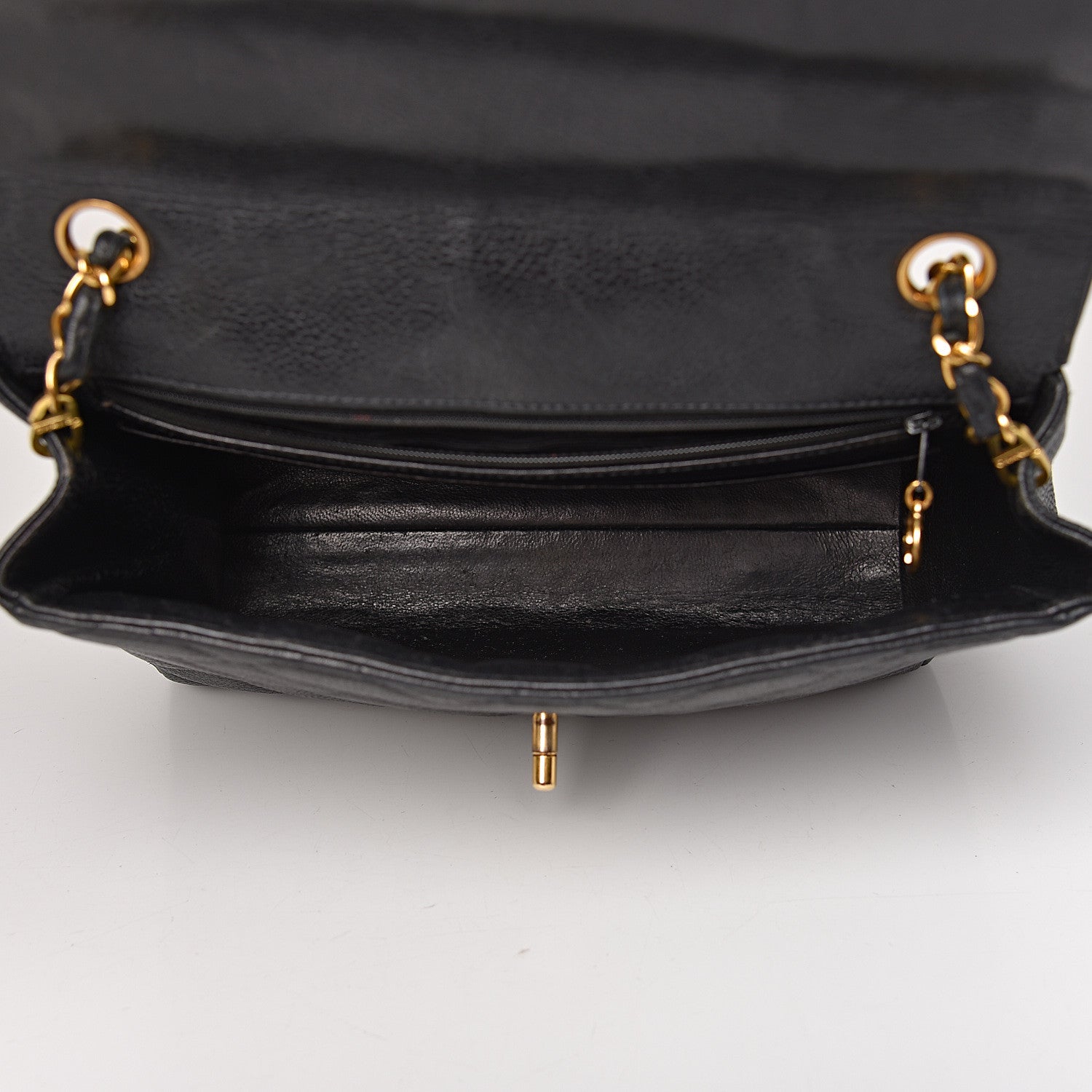 Chanel Caviar Quilted Small Single Flap Black 5 of 11