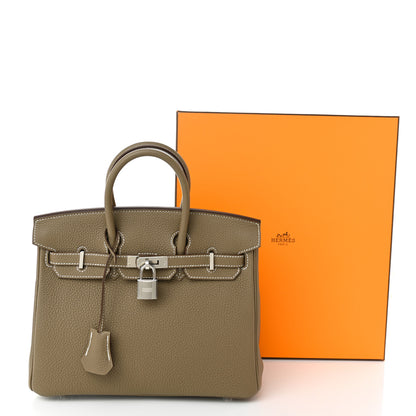 Hermes Togo Birkin 25 Etoupe 11 of 11