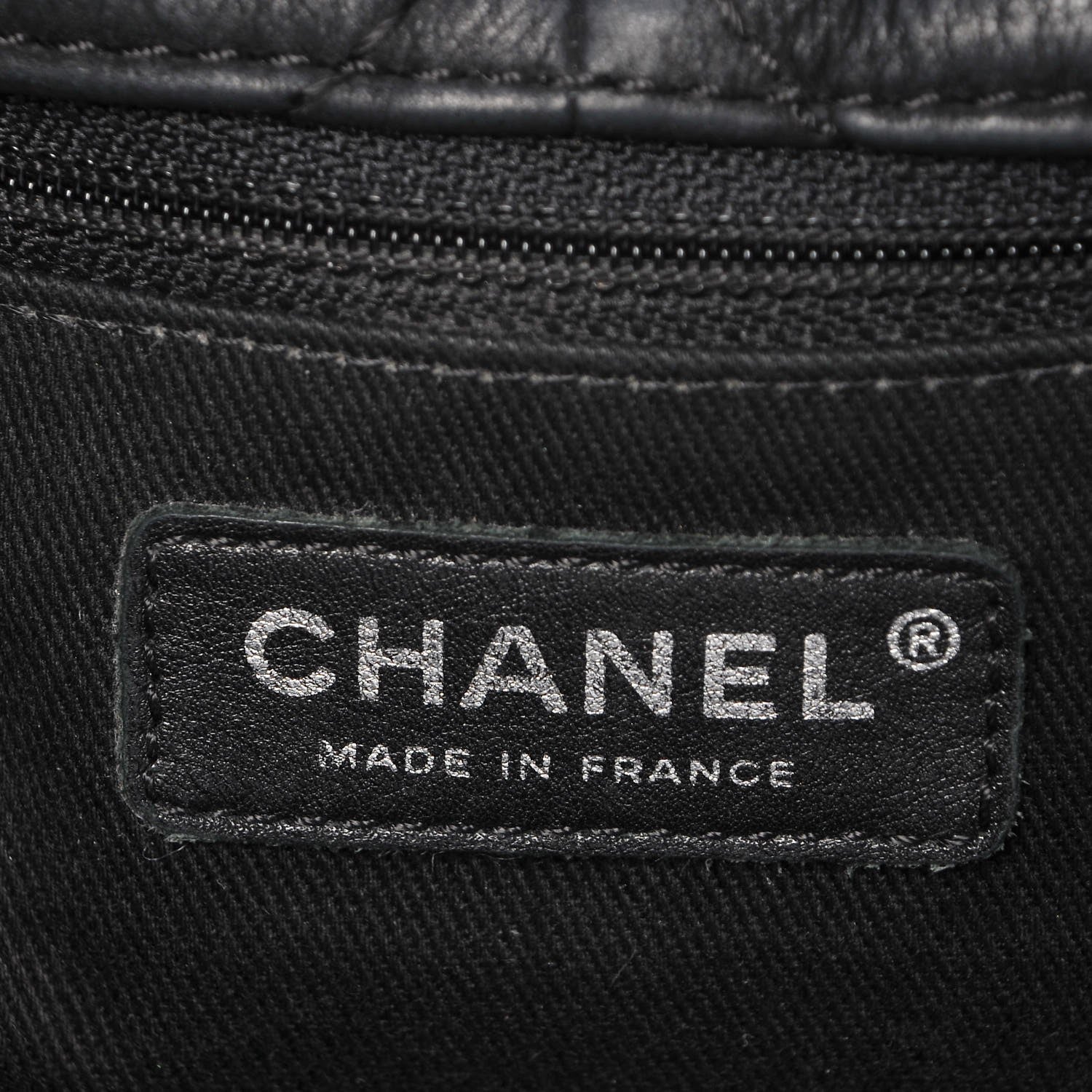 Chanel Ultra Soft Suede Natural Beauty Tote Navy Blue 6 of 7