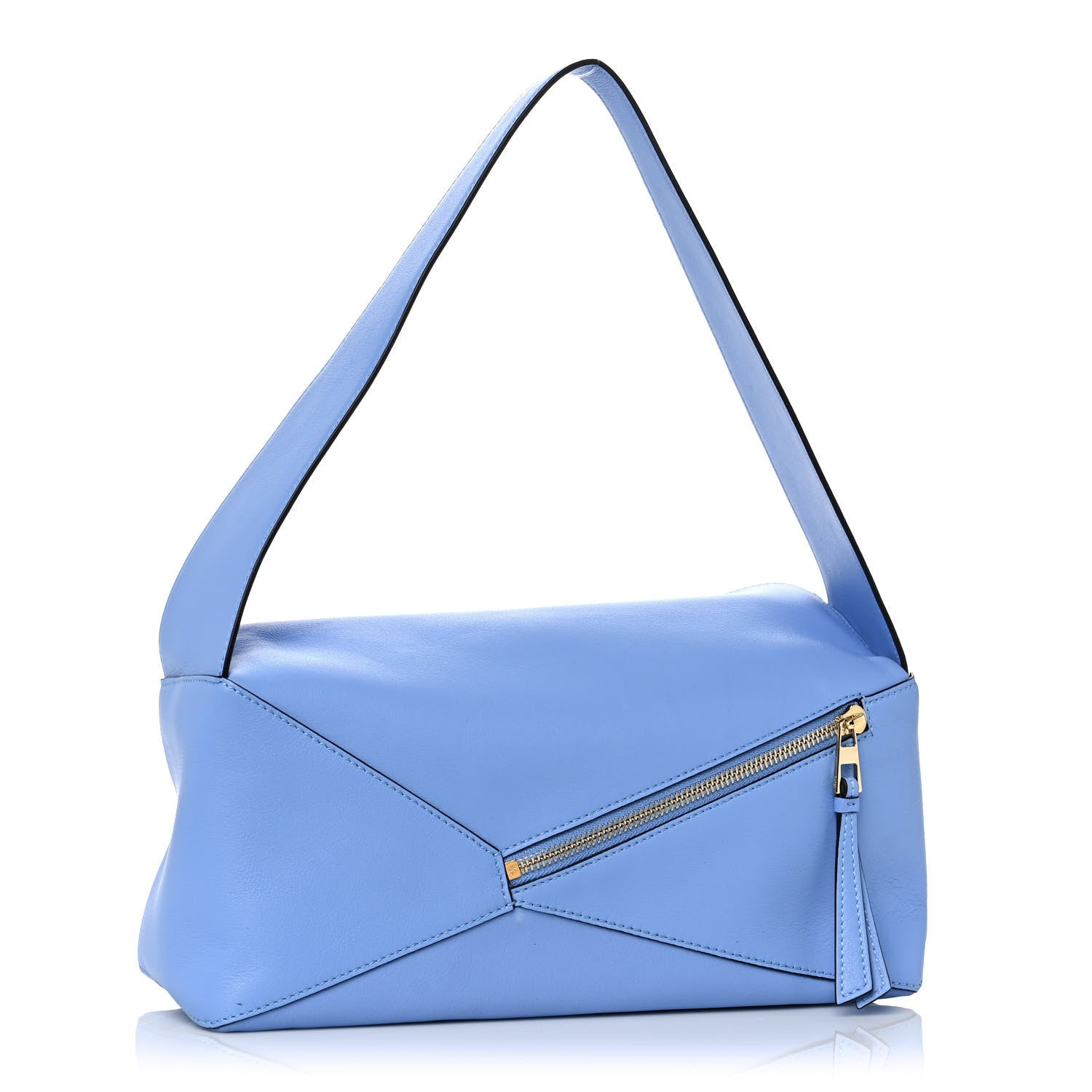 Loewe Calfskin Puzzle Hobo Celestine Blue 3 of 10