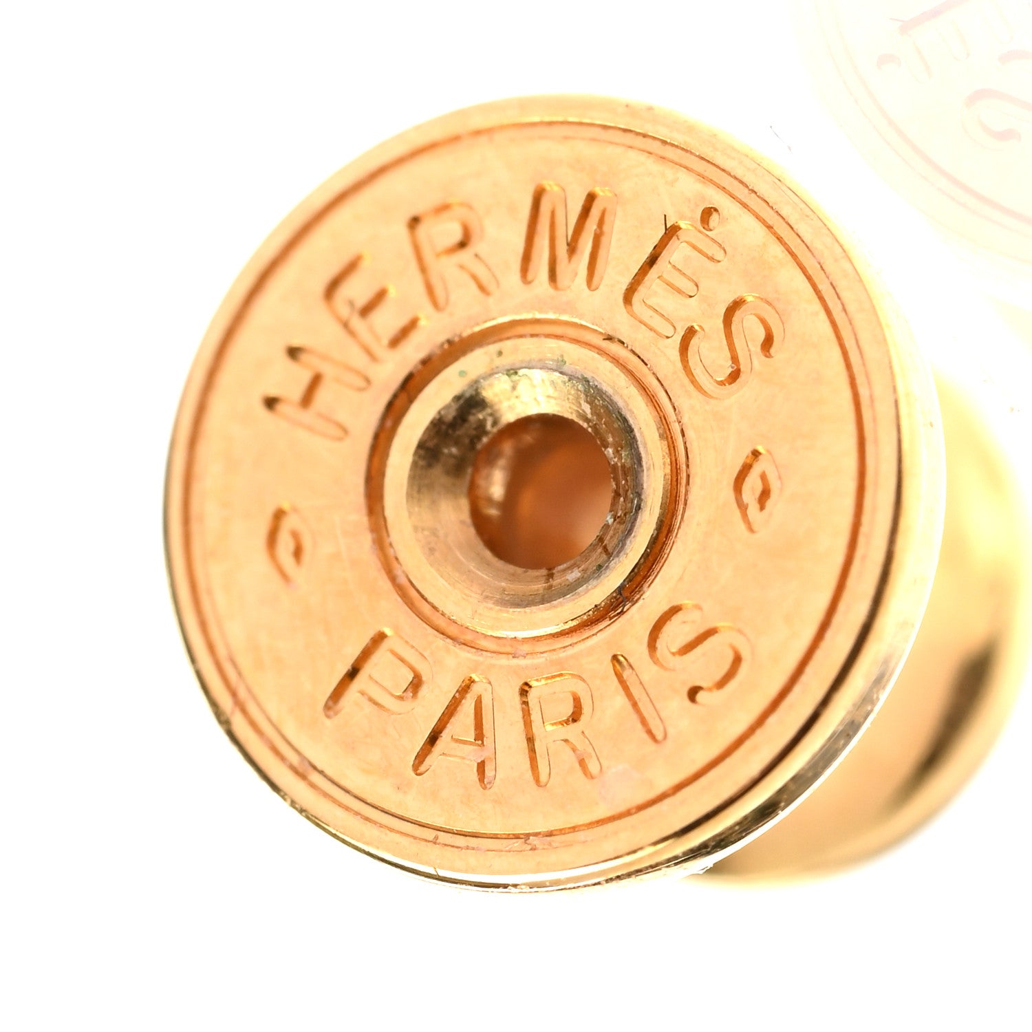 Hermes Wicker Swift Medor Picnic Earrings GM Gold 5 of 6
