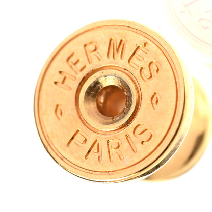 Hermes Wicker Swift Medor Picnic Earrings GM Gold 5 of 6